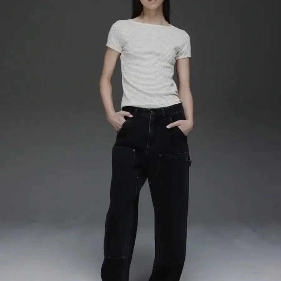 Glowny 글로니 청바지 cooper jeans 쿠퍼 진 카펜터 팬츠