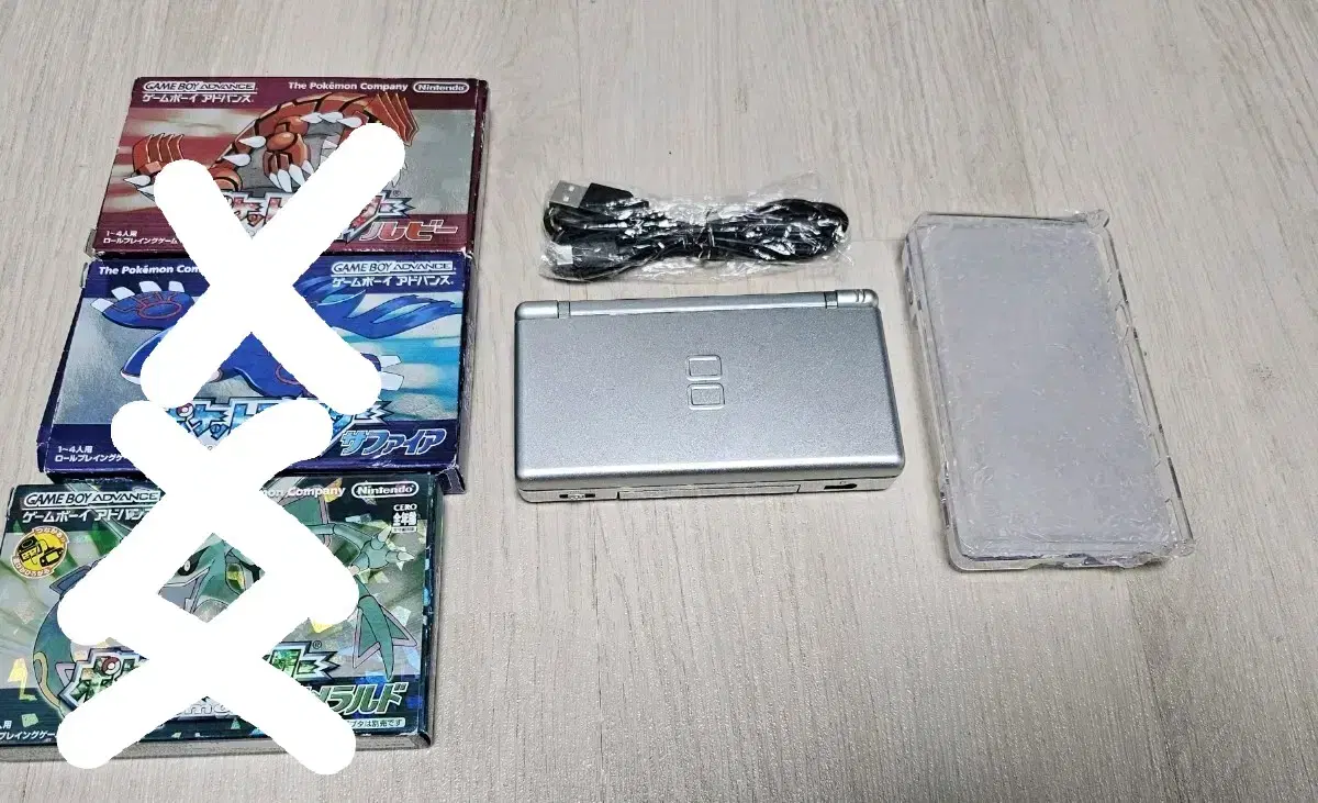 닌텐도 ds lite 라이트 / GBA 포켓몬 루비 사파이어 에메랄드