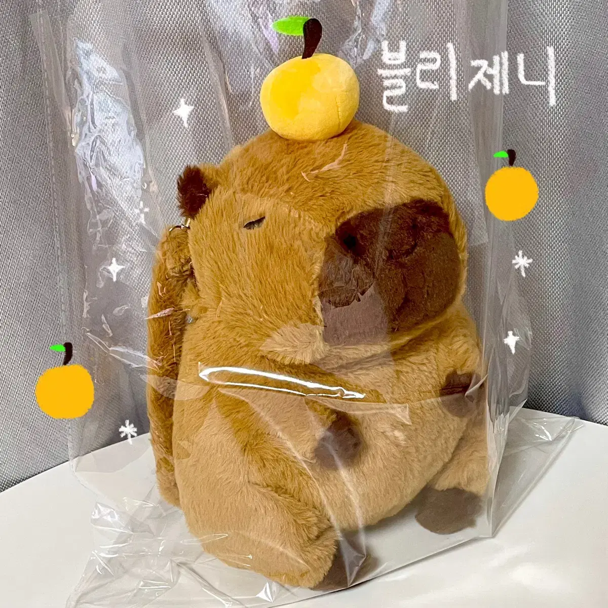 New)Tangerine Hanlabong Quica Capybara doll Bag Backpack Christmas birthday Gift