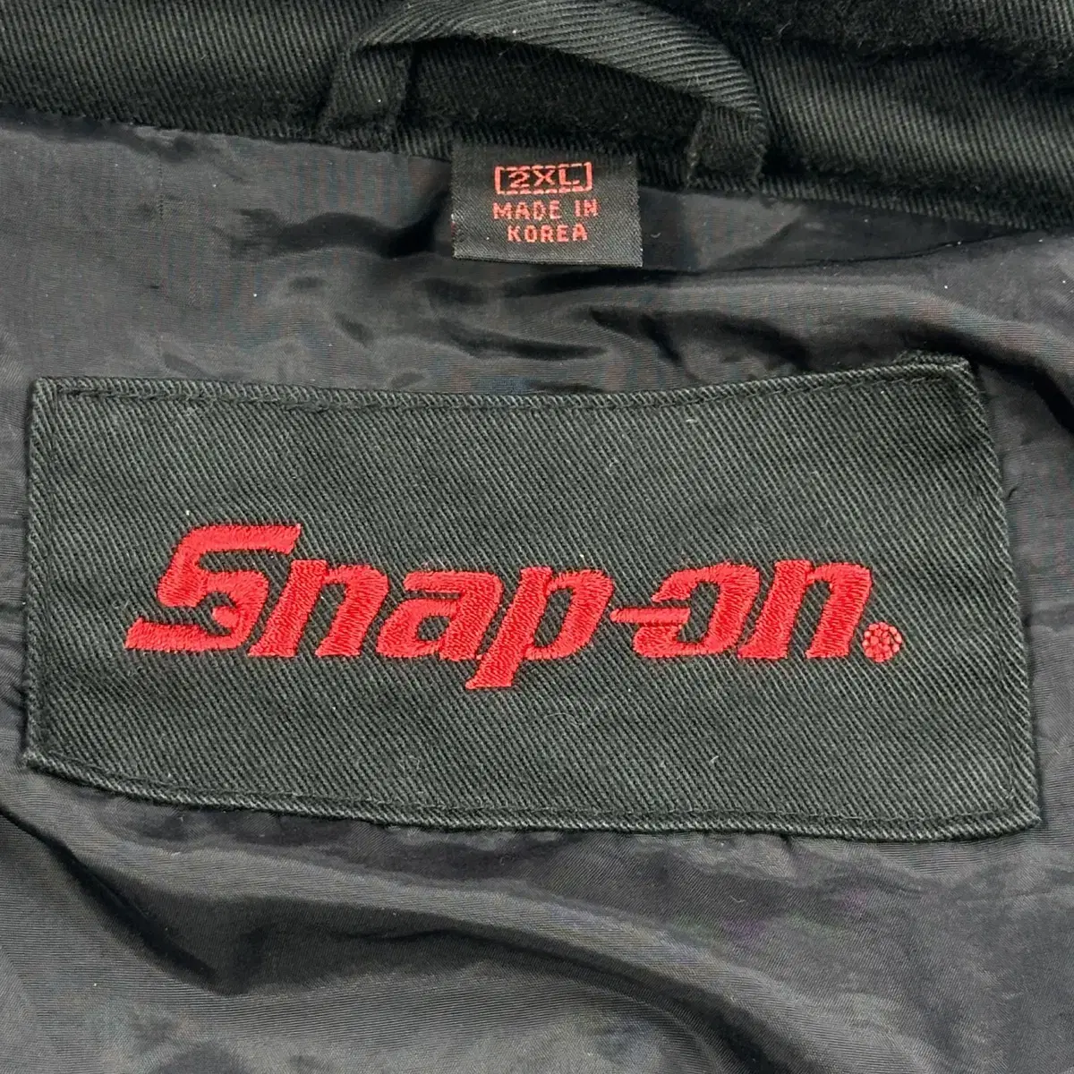 (2XL) snap-on 스냅온 올드 아카이브 자수 레이싱자켓