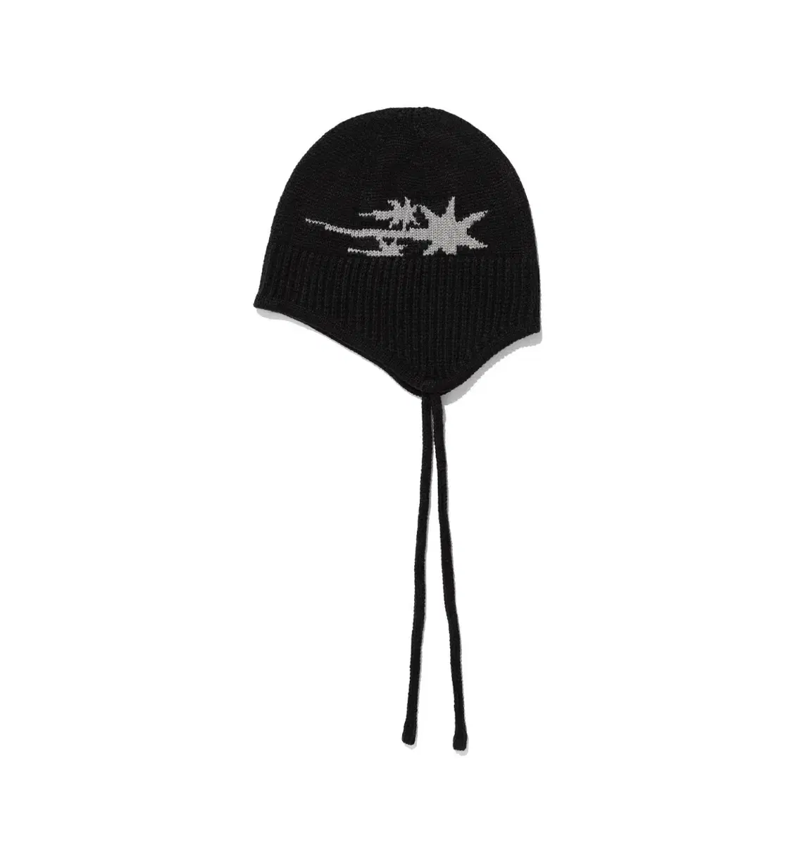 Nice Ghost Club Nago Club Musinsa Logo Ear Cap Beanie Black