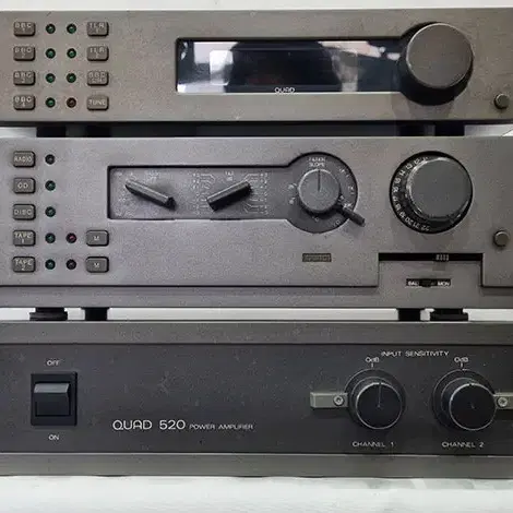 쿼드 QUAD AMP520, PRE44, TUNE FM4 셋트로 판매