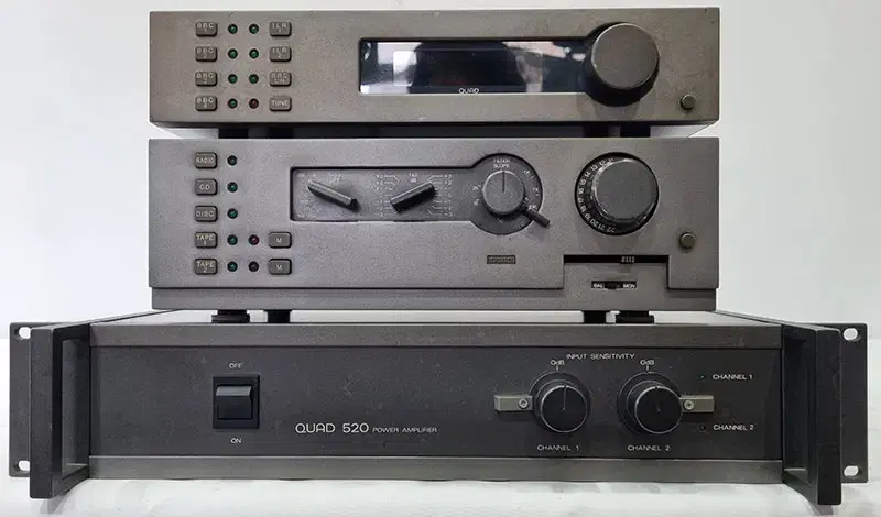 쿼드 QUAD AMP520, PRE44, TUNE FM4 셋트로 판매