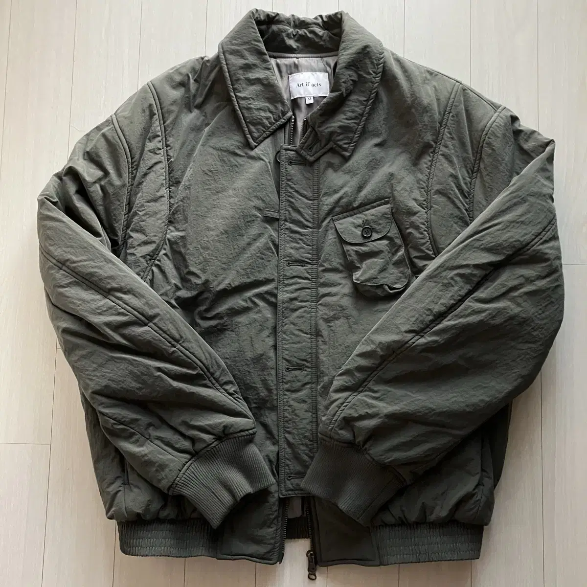 아트이프액츠 23FW 솔리드 포켓 ma-1 XL Size