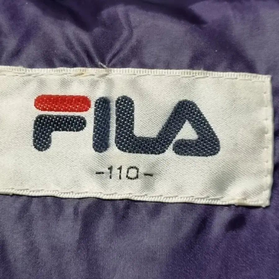 FILA 필파워850 거위털패딩 110사이즈