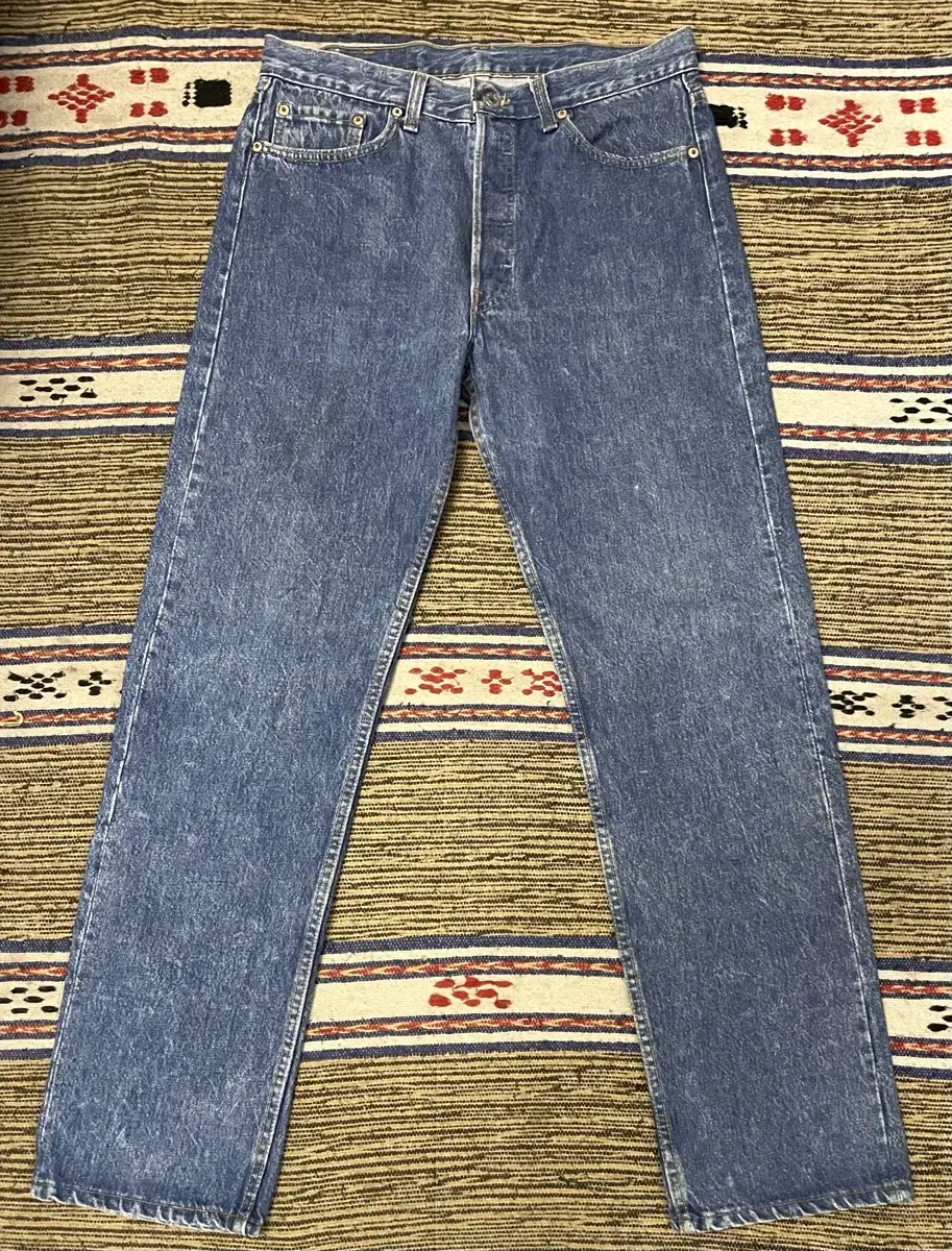 (32~33)90s USA 빈티지 리바이스 501 중청 데님 levis