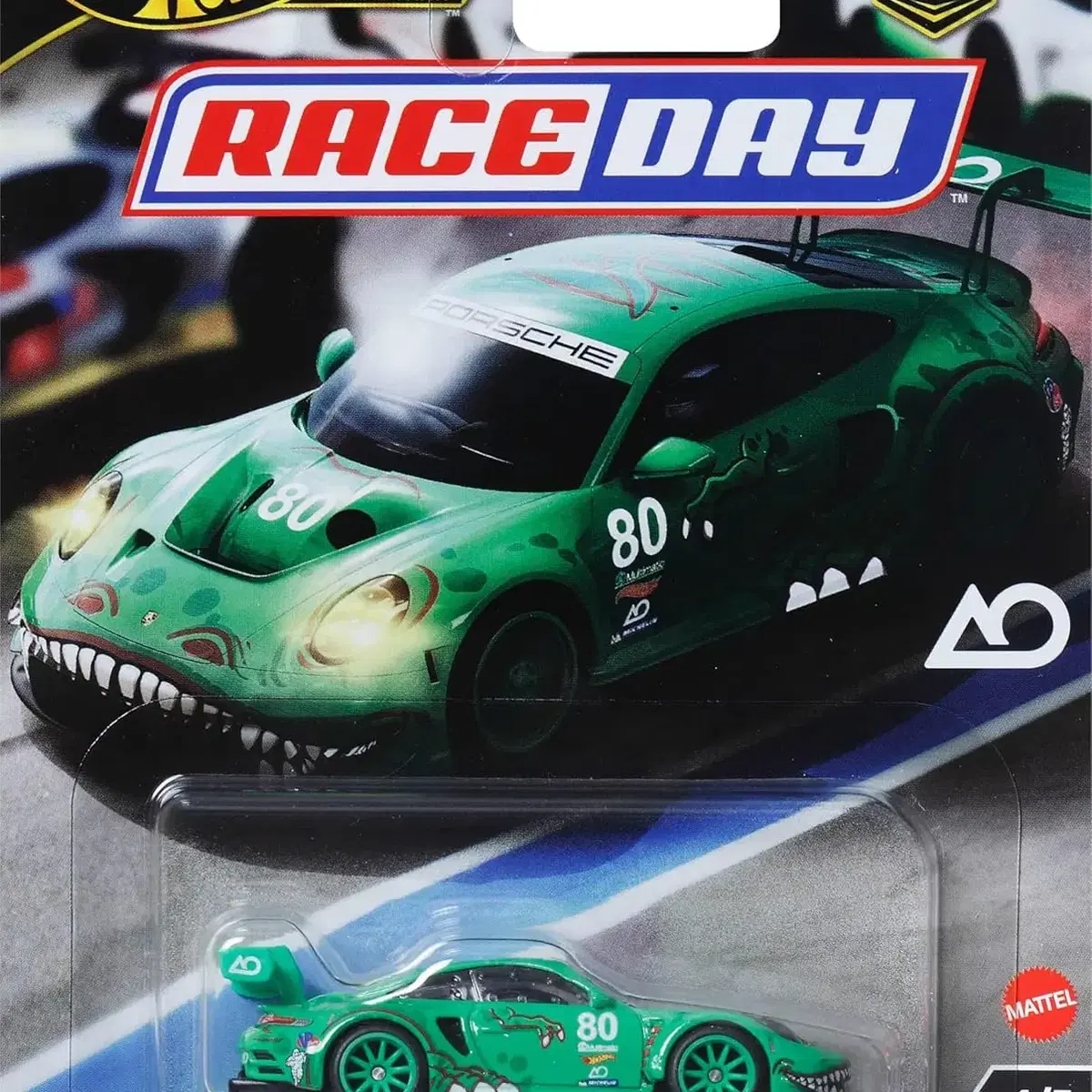 1:64 핫휠 프리미엄 포르쉐 911 GT3 R (992) 'REXY'