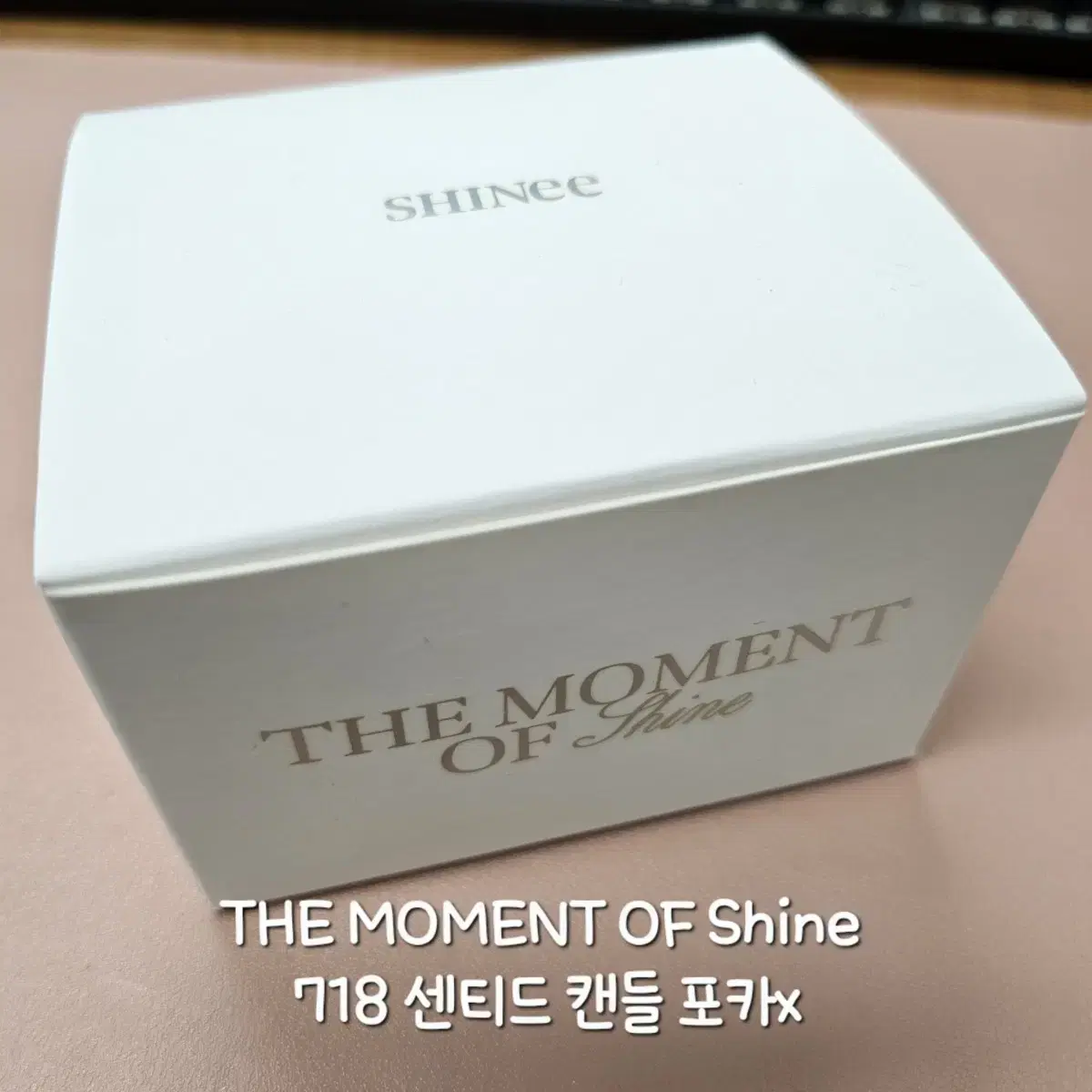 THE MOMENT OF Shine 718 샌디드 캔들 포카x 샤이니캔들