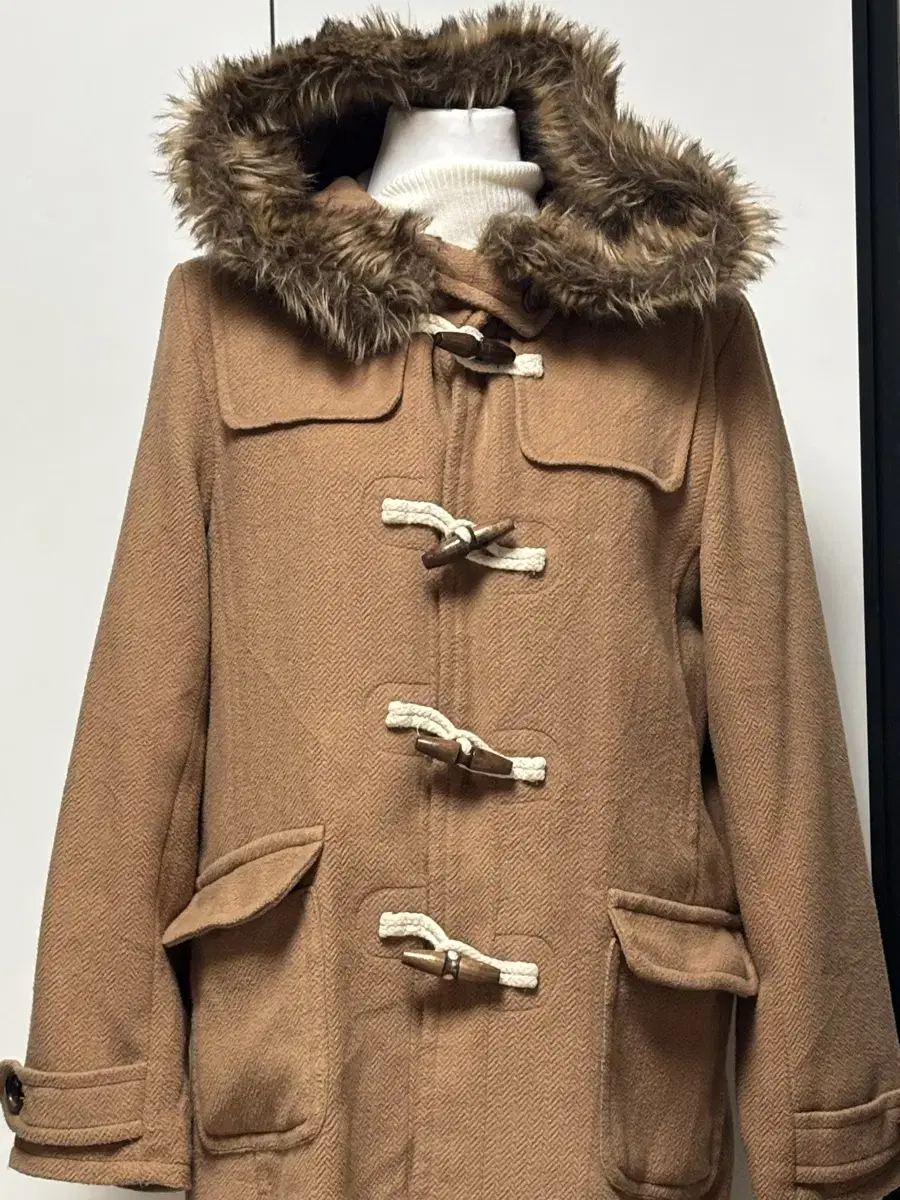 Brown Fur Tteokbokki Coat