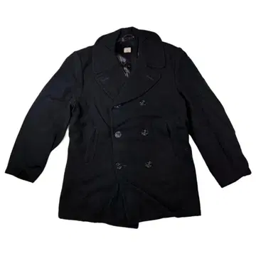 90s US NAVY 블랙 울 피코트 42R w-0029