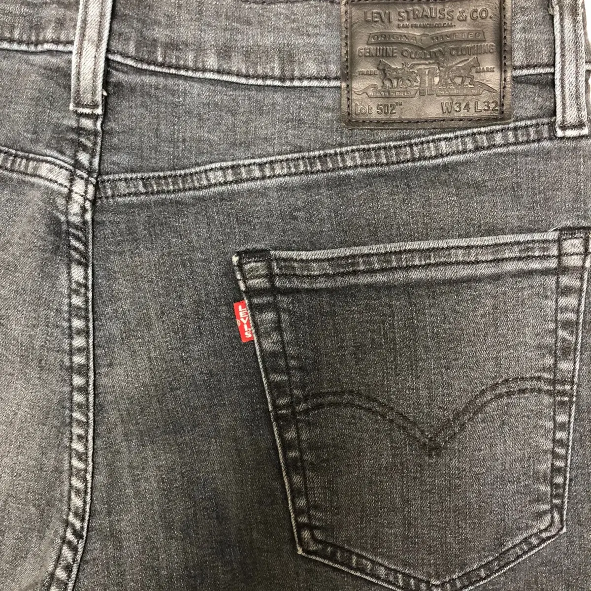 Levi's Premium 502 테이퍼드 핏 데님 팬츠(W34)