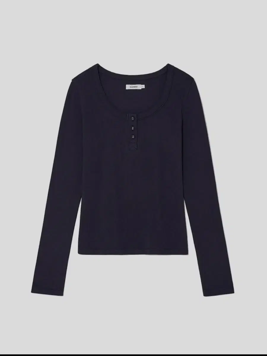 글로니 PROVINCE EYELET LONG SLEEVE 네이비 M사이즈