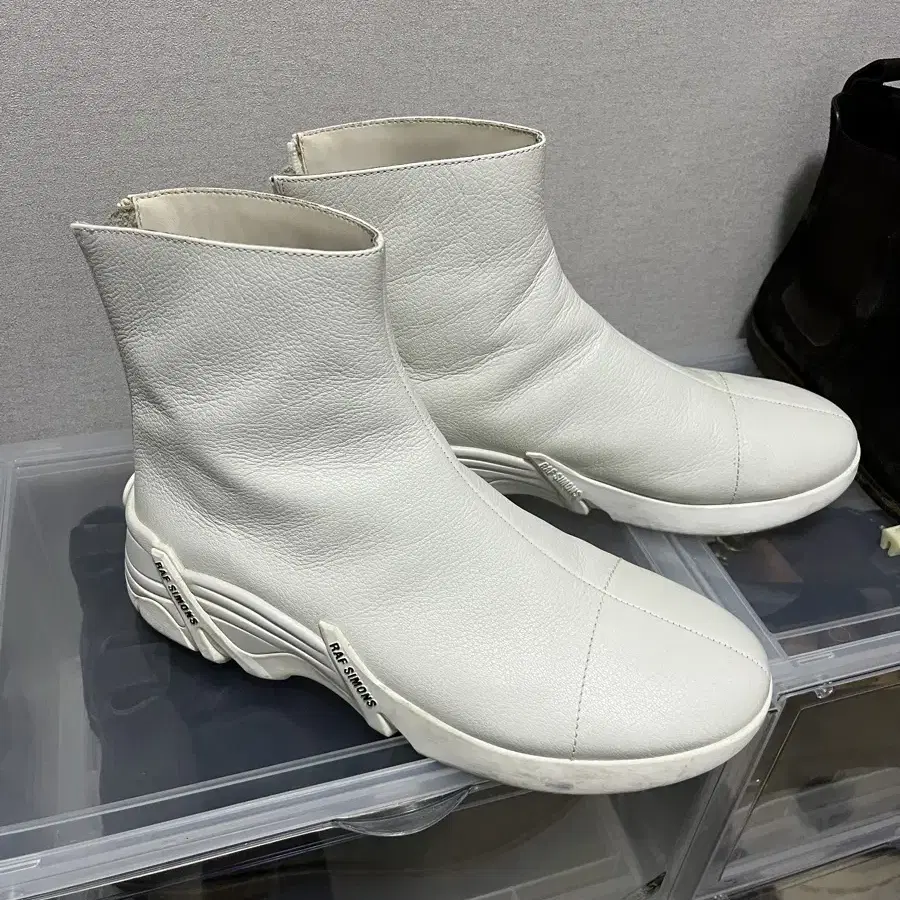 라프 시몬스 cylon leather sneaker boots 44