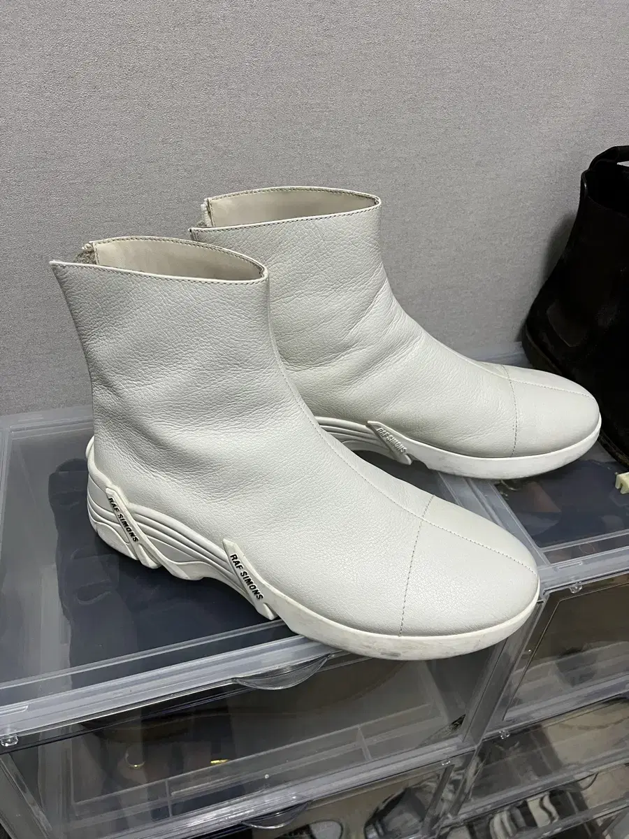 라프 시몬스 cylon leather sneaker boots 44