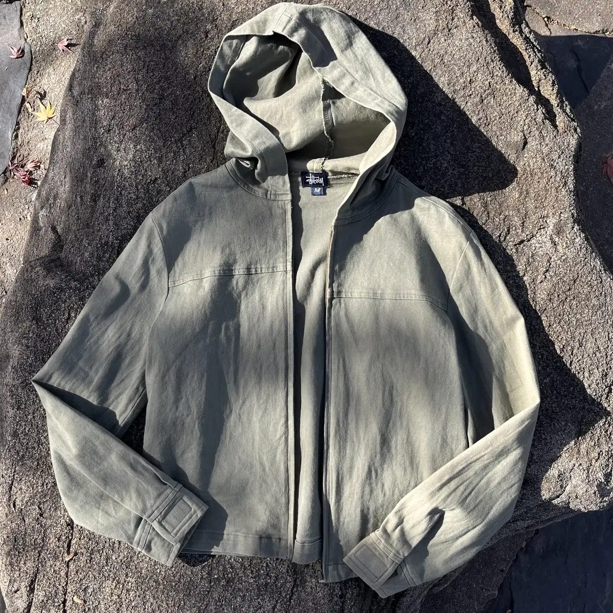 STUSSY cotton Hoodie Jacket