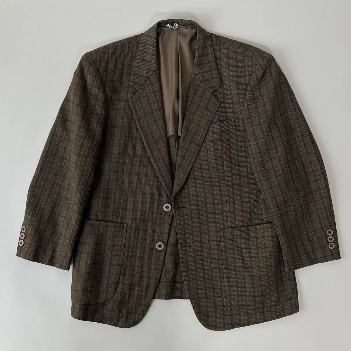 GOODHIIL 90's wool 100% check Jacket