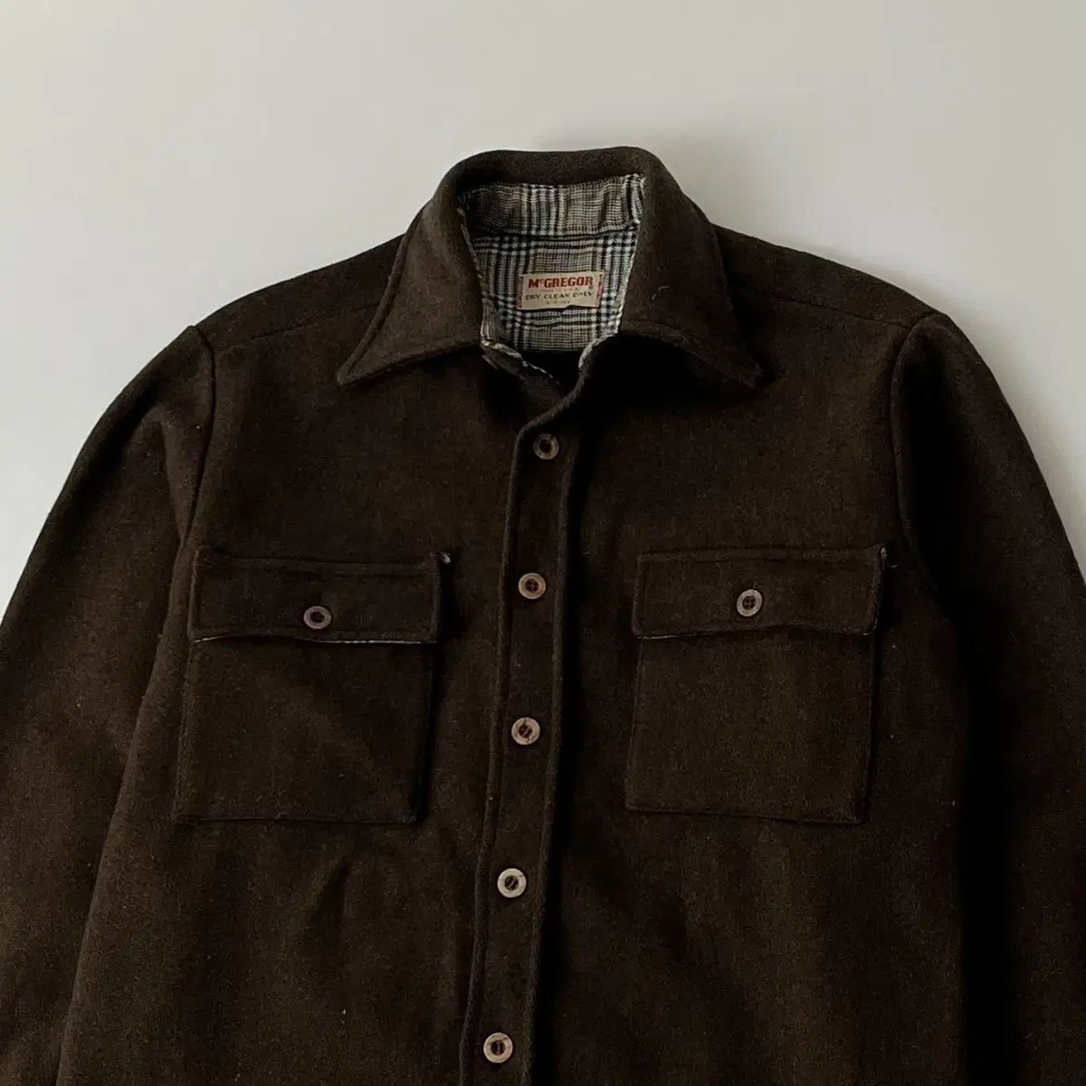 McGREGOR 90's  wool 100% shirt 미국제