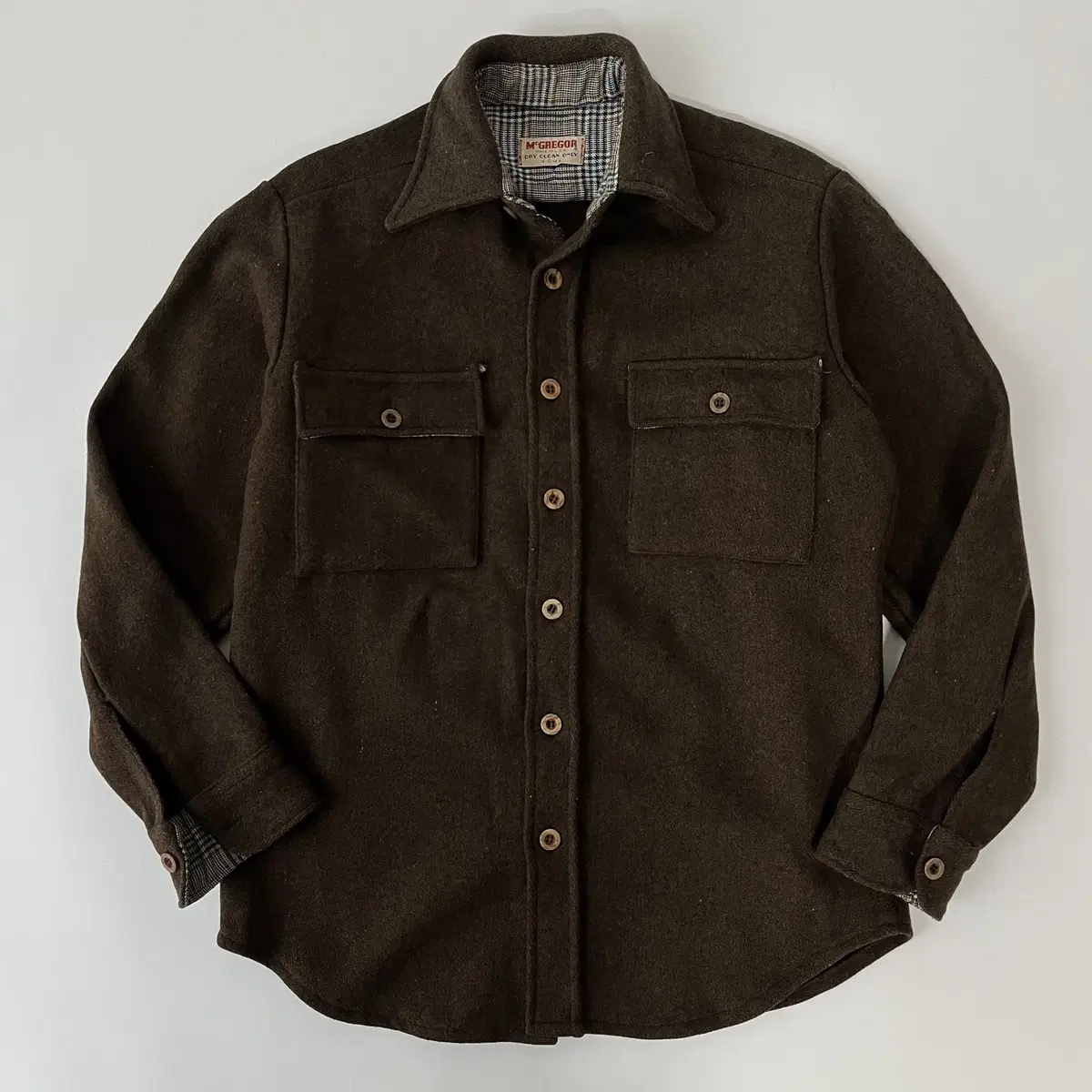 McGREGOR 90's  wool 100% shirt 미국제