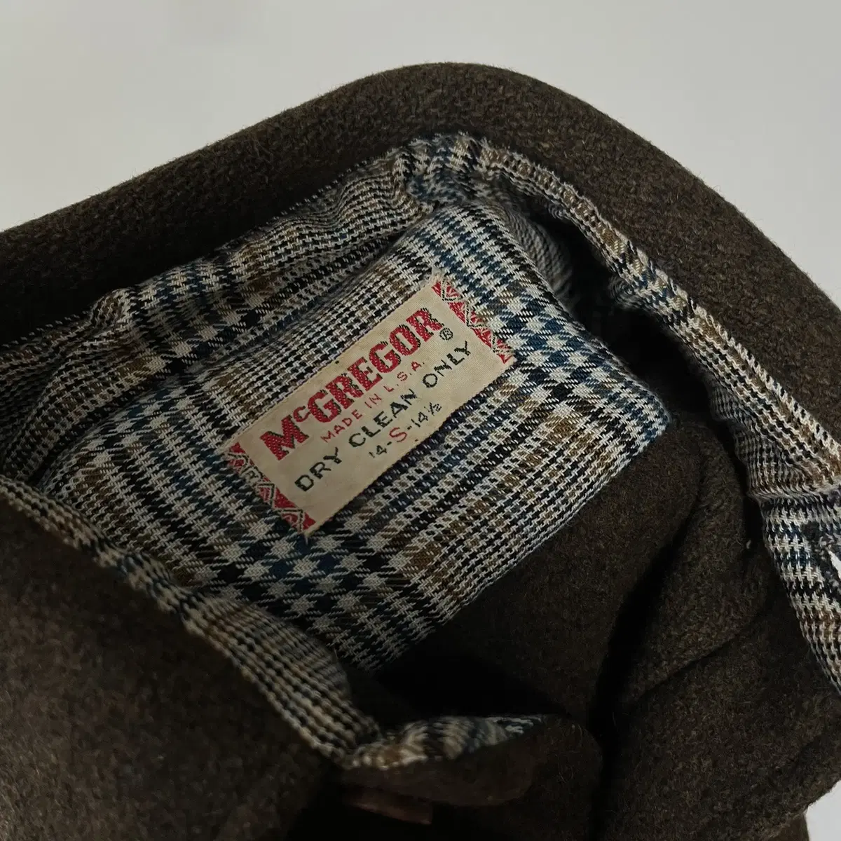 McGREGOR 90's  wool 100% shirt 미국제