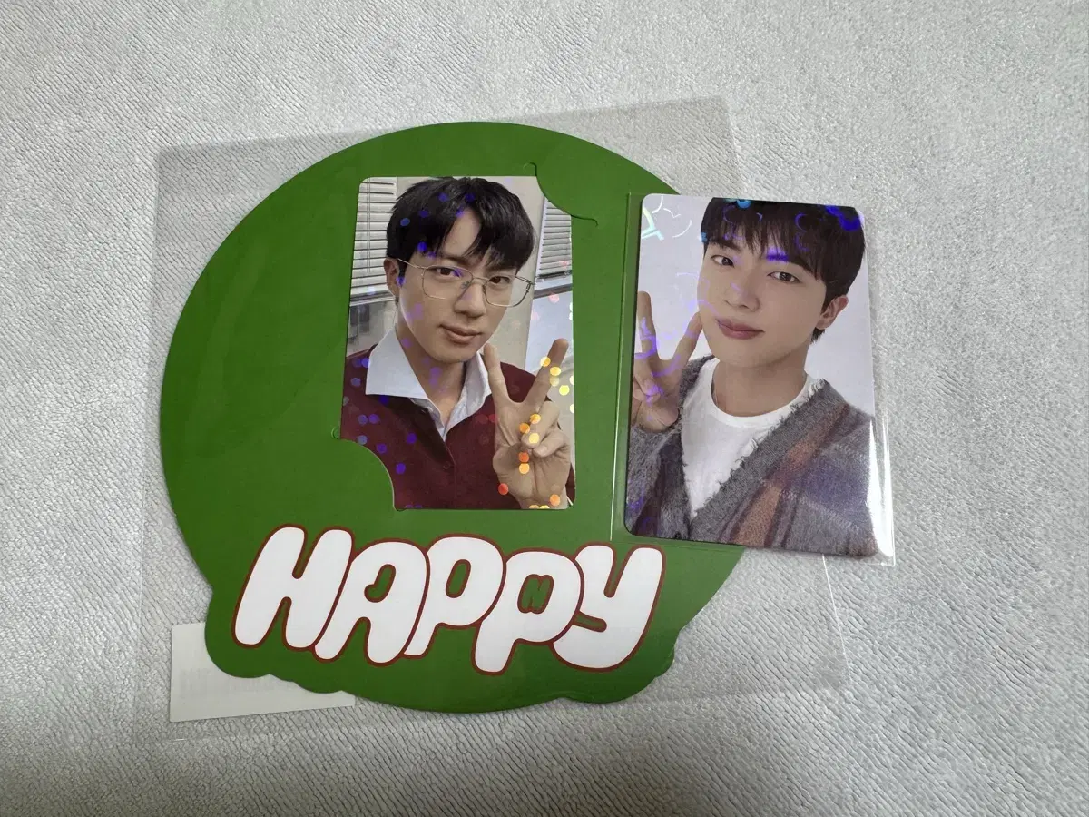 BTS Seokjin HAPPY japan fanclub hologram pre-order benefit photocard WTS