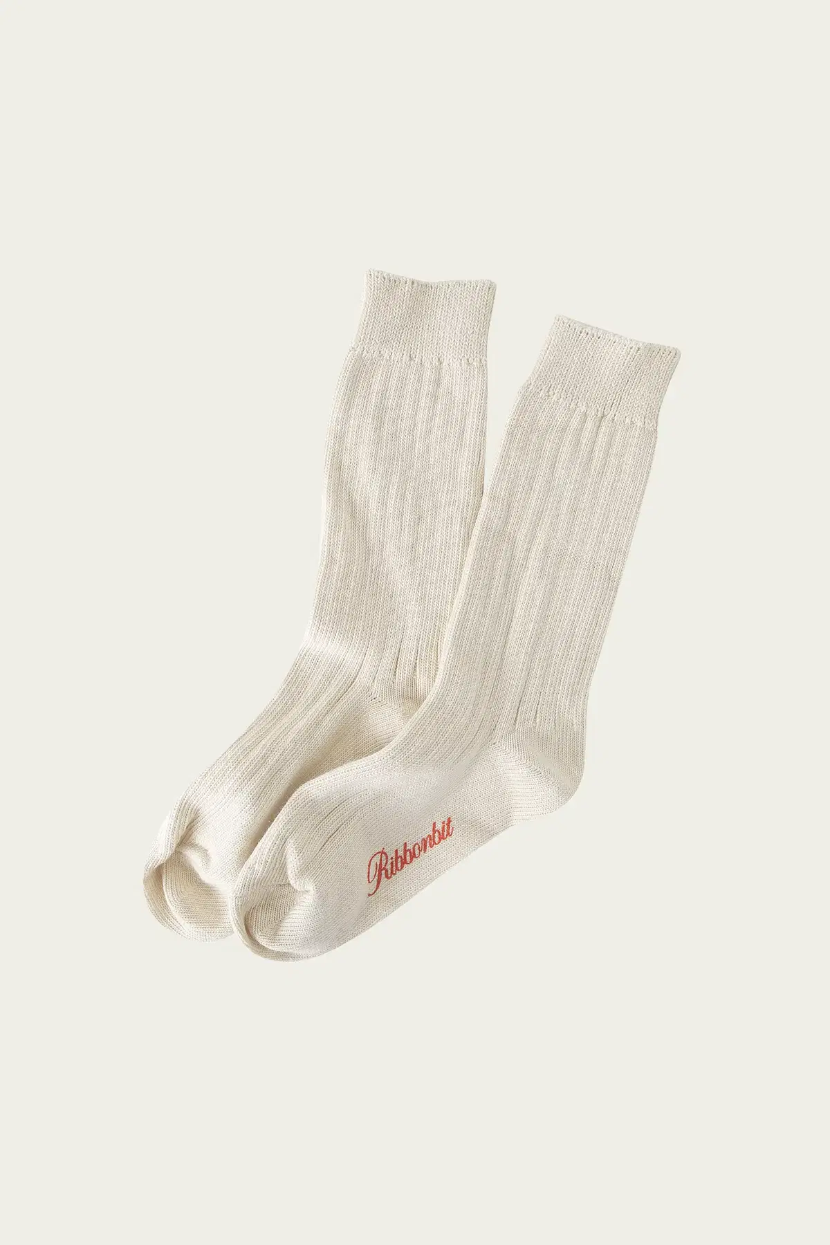 리본빛 Ever Socks (ivory) Ribbonbit에버양말아이보리