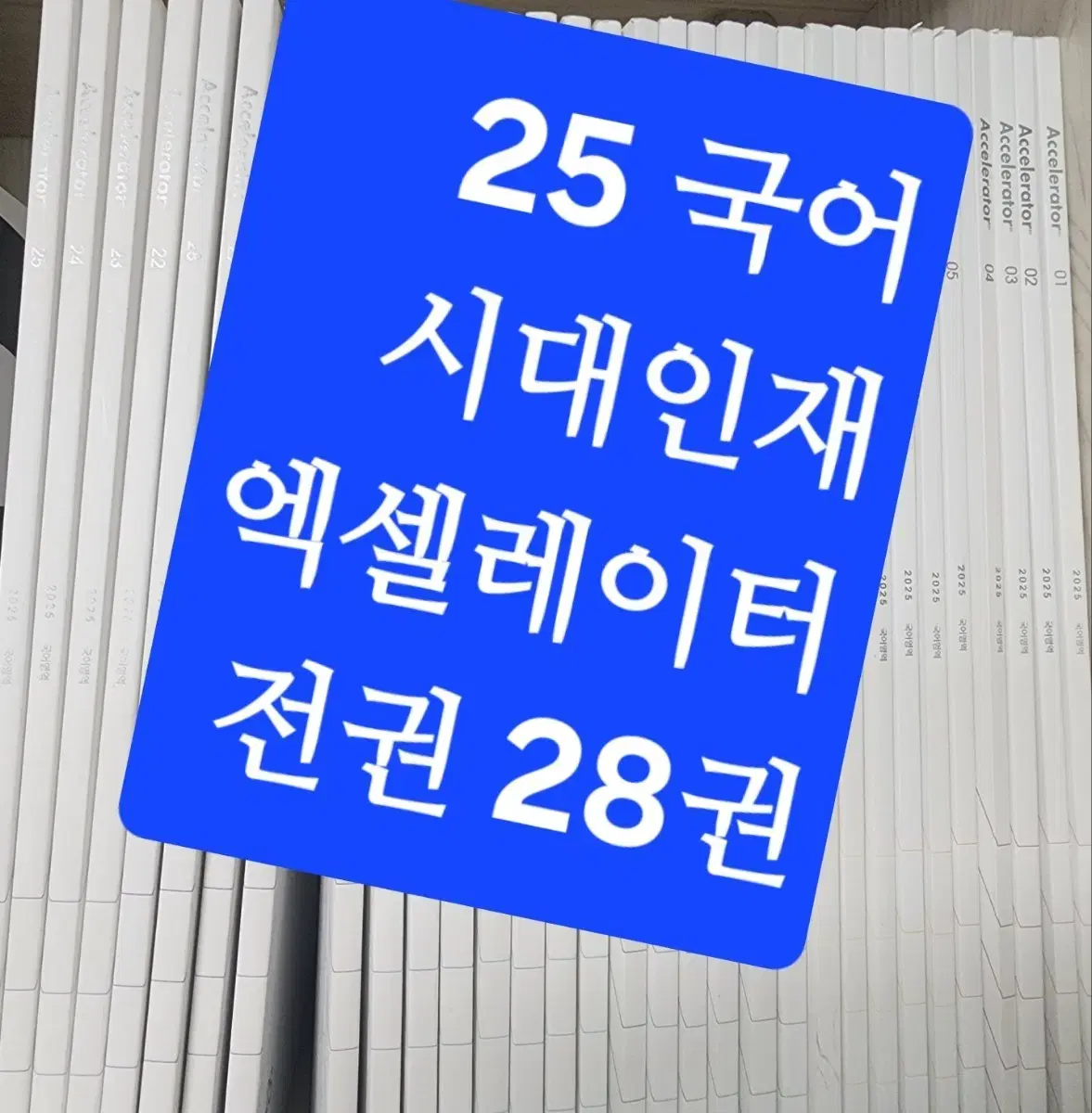 (미사용)2025 <국어> 시대인재 엑셀레이터 (총28권) 전권