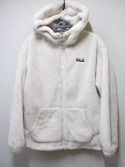 휠라 FILA 밍크퍼 후리스 후드자켓