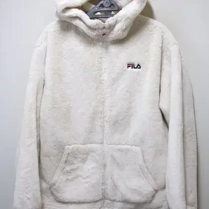 휠라 FILA 밍크퍼 후리스 후드자켓