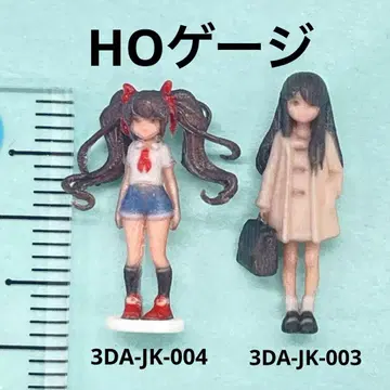 HO 게이지 1/80 피규어 2종 철도 모형 디오라마 1/64보다 작다.