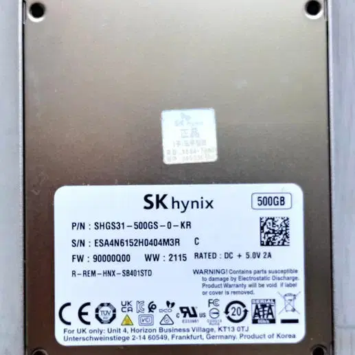 SK hynix 500GB SSD