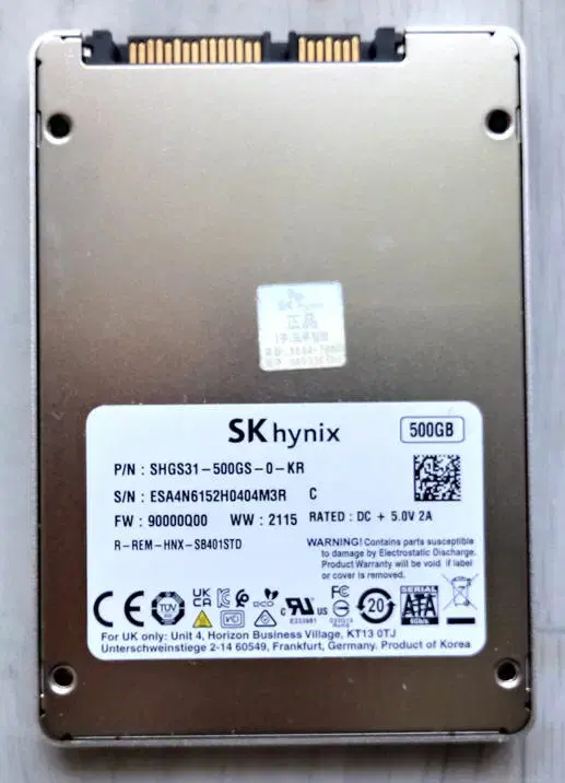 500GB SSD(SK hynix)