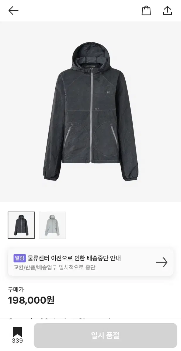 Coyseio 00 Jacket Charcoal