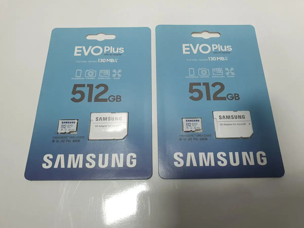 택포 4.8만원 새제품 sd카드 512 삼성 evo plus