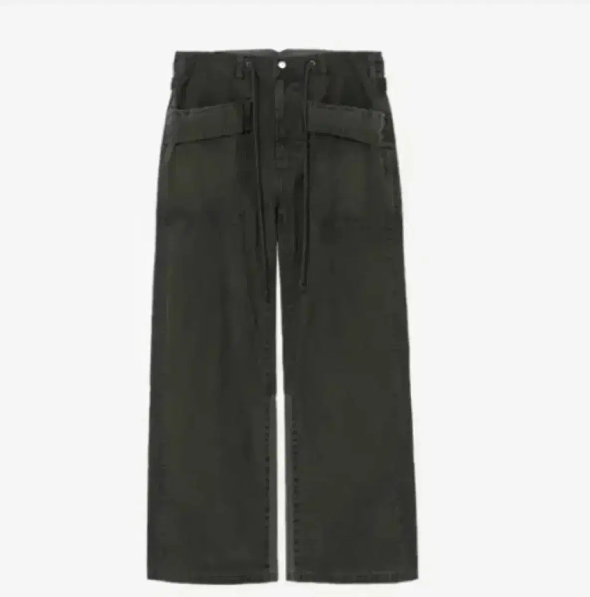 [3] 24FW Polyester Parapants Olive Baker Pants