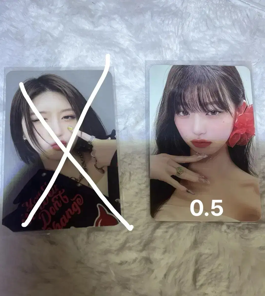 ive photocards jang wonyoung gaeul photocard switch spin-off alpho kitsch ssq features