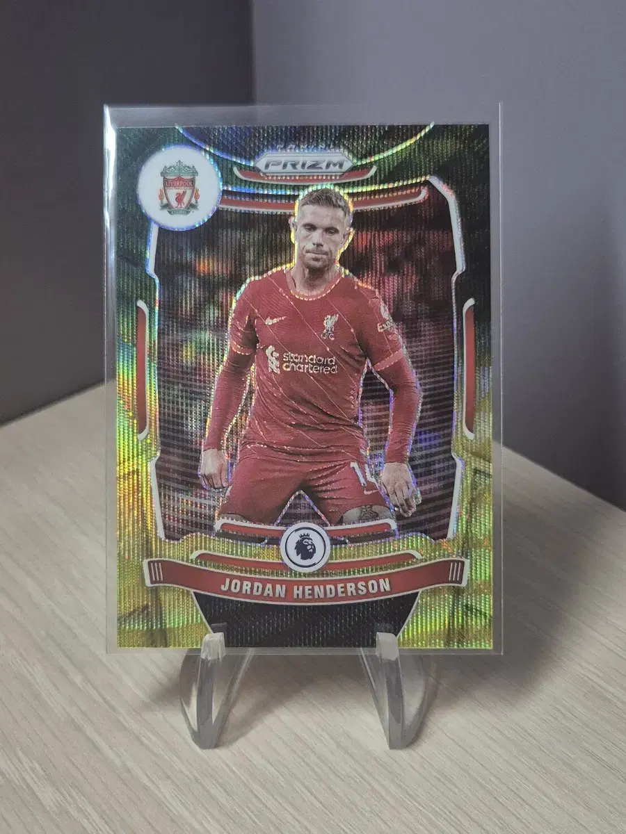 Henderson Multicolor 21-22 EPL Prism Football Kards (Liverpool)