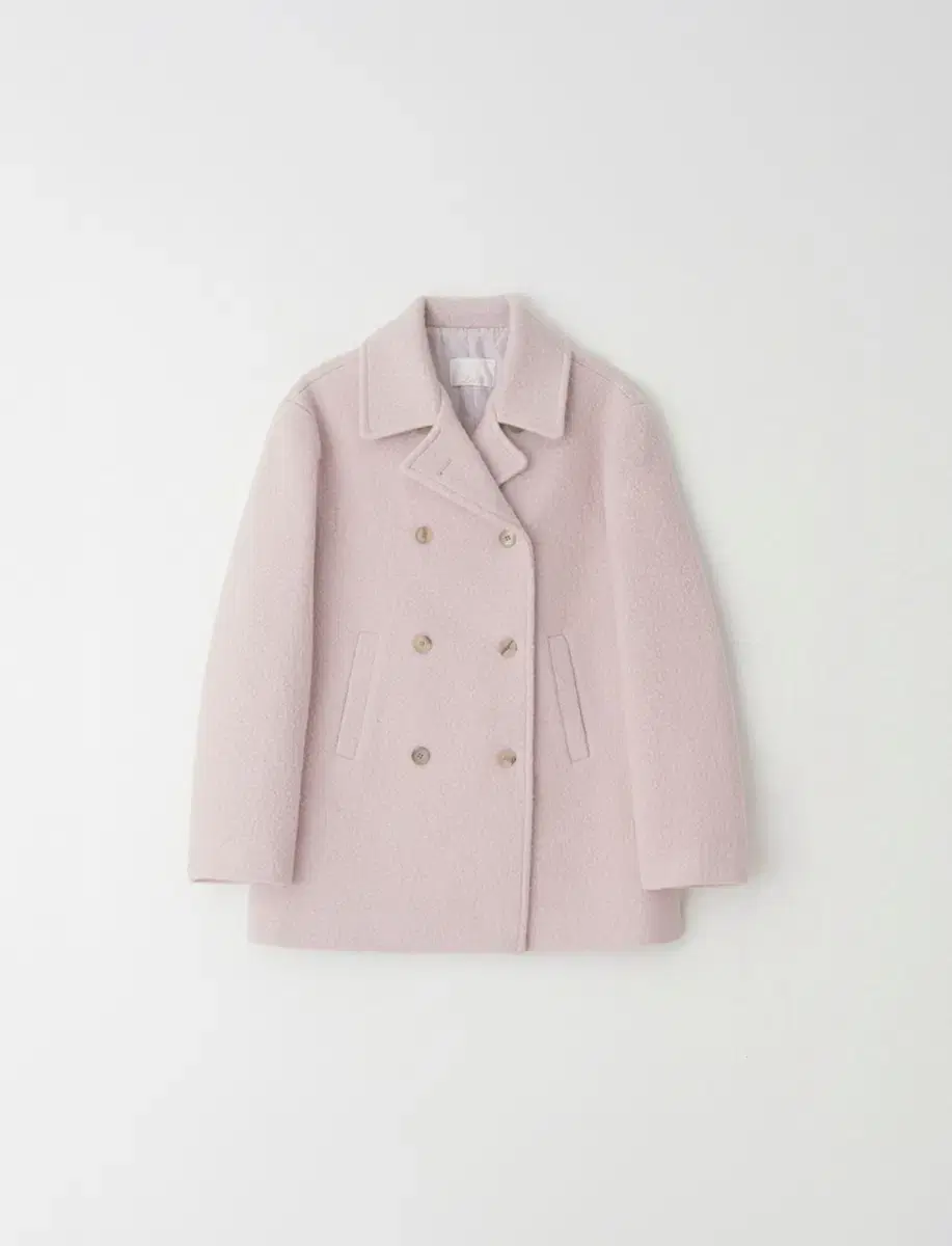 더위시 리즈 클로디 알파카 코트 핑크 Clotty alpaca coat