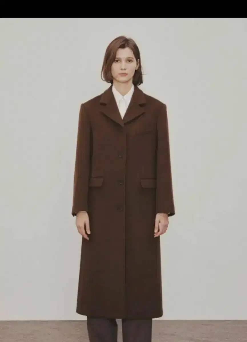 아비에무아 Wool&cashmere Tailored Coat(brown)