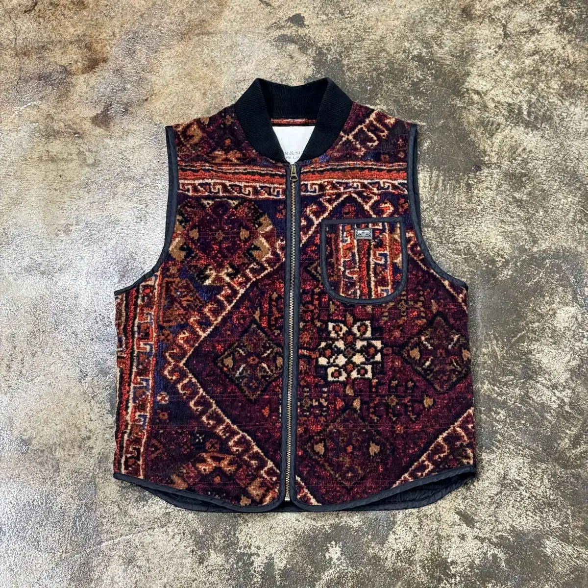 DENIM&SUPPLY Southwestern Patchwork Vest