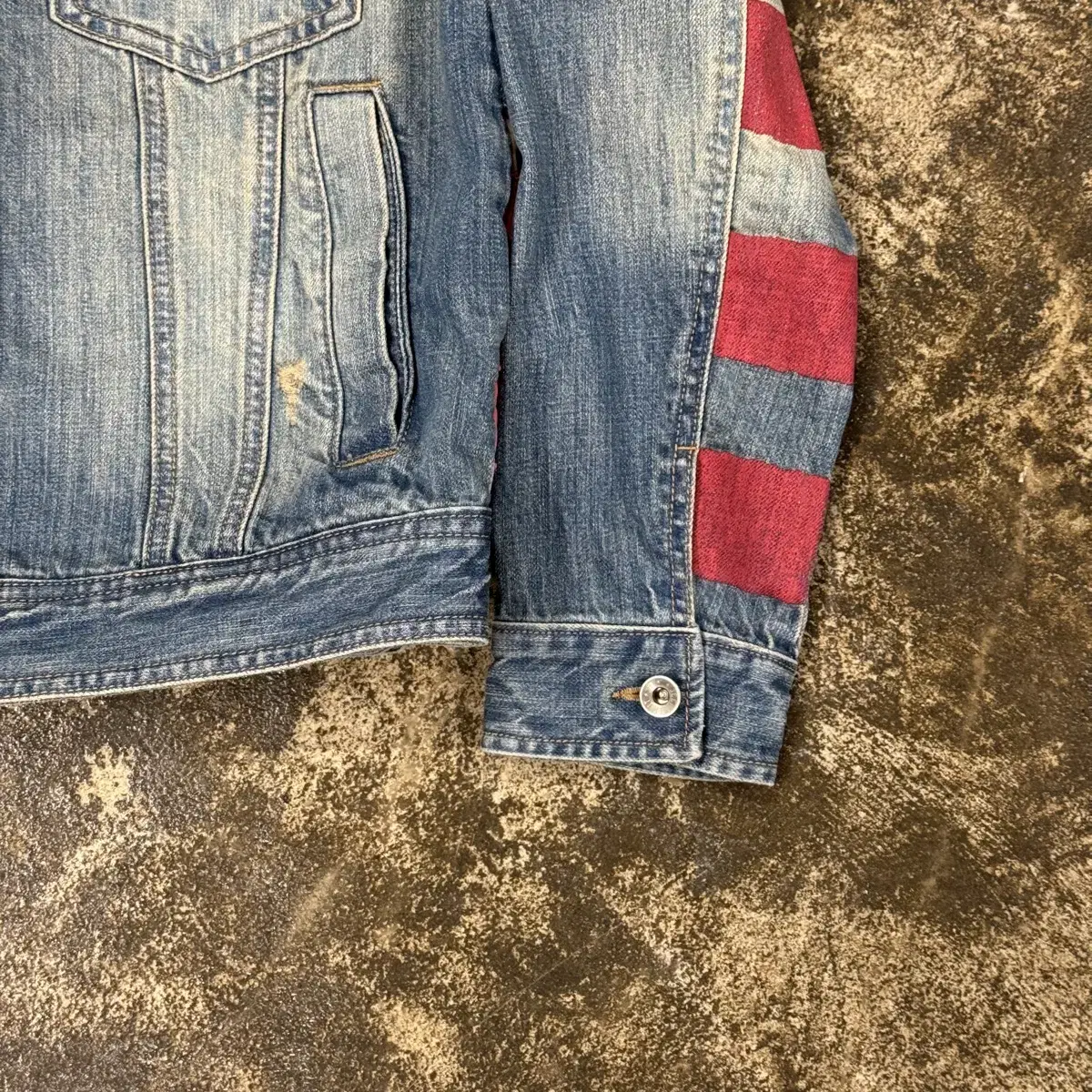 JEEP The American Flag Damaged Jacket