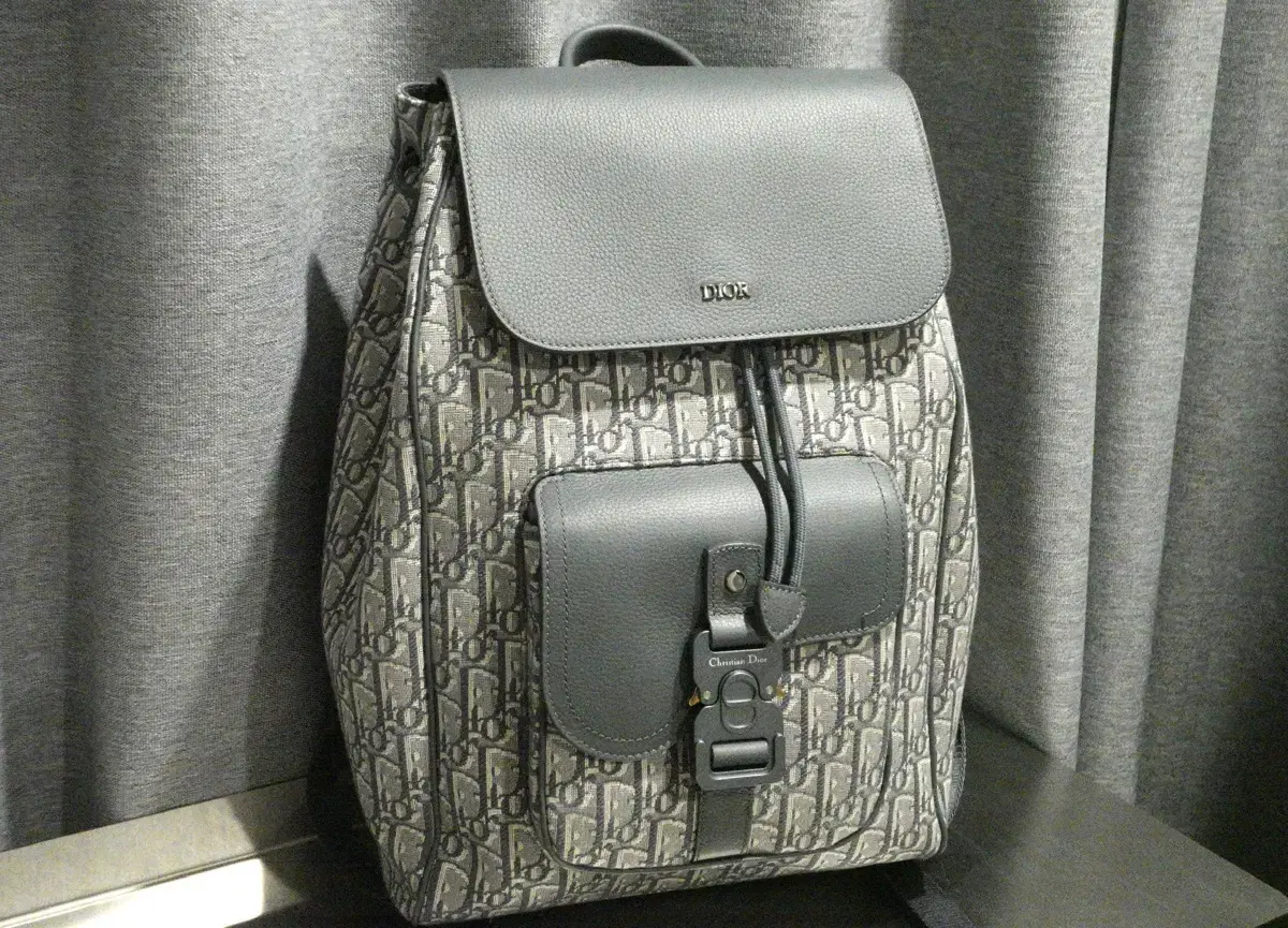 Dior Oblique Saddle Flap Backpack [ DIOR ]