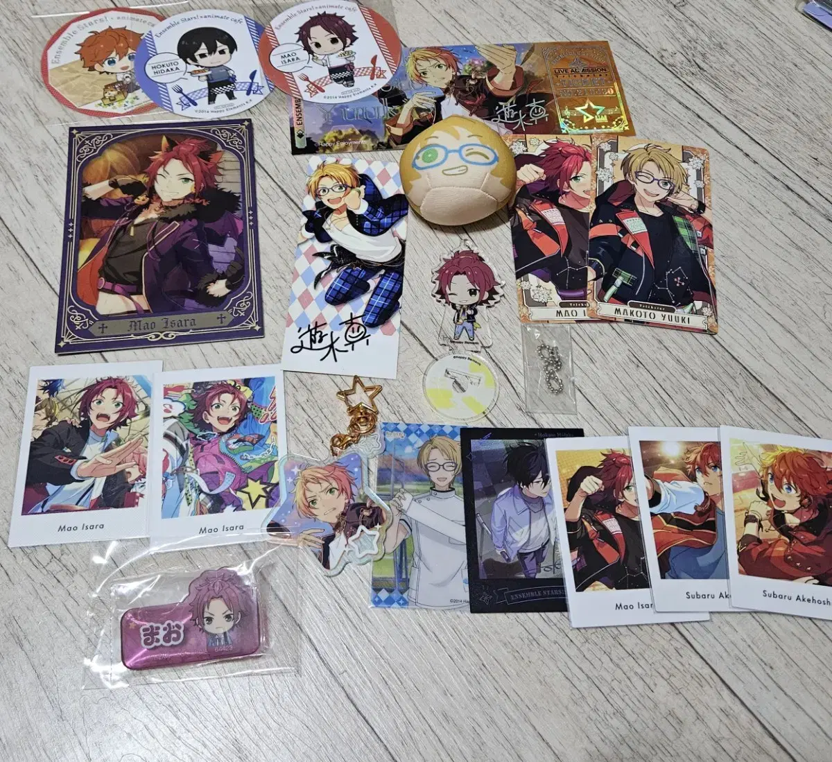 Bulk)Angsta Trickstar Manju Pashotsu Memories Clip Yokai Theme kard acrylic