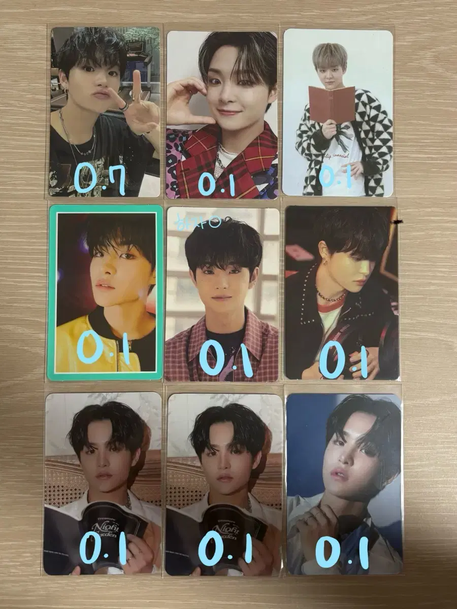 Treasure photocard sell (Hyunsuk, Jihoon, Junkyu, Luto, Junghwan)