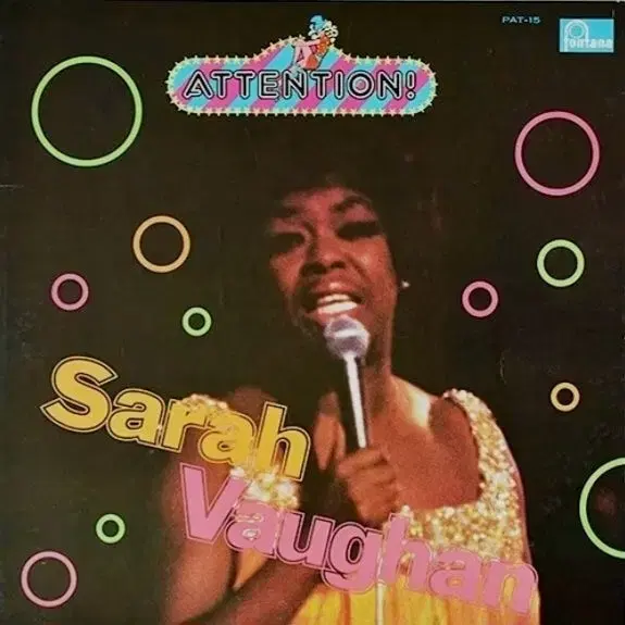 Sarah Vaughan (Attention) 수입LP