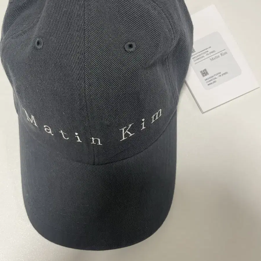 キャップ [MATINKIM]matin classic logo ball cap in gray Hats & Caps – Matin Kim