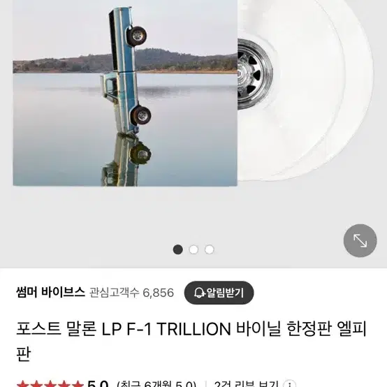 포스트 말론 LP F-1 TRILLION 바이닐 한정판 엘피판