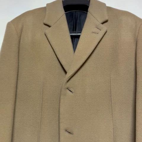 STU 3button camel cote s size