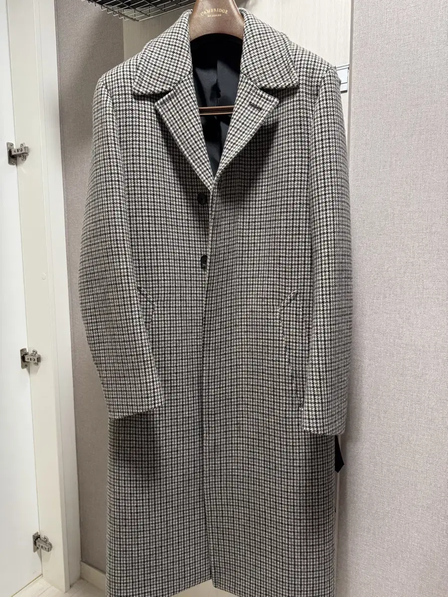 마마가리 SINGLE CHECK COAT 48