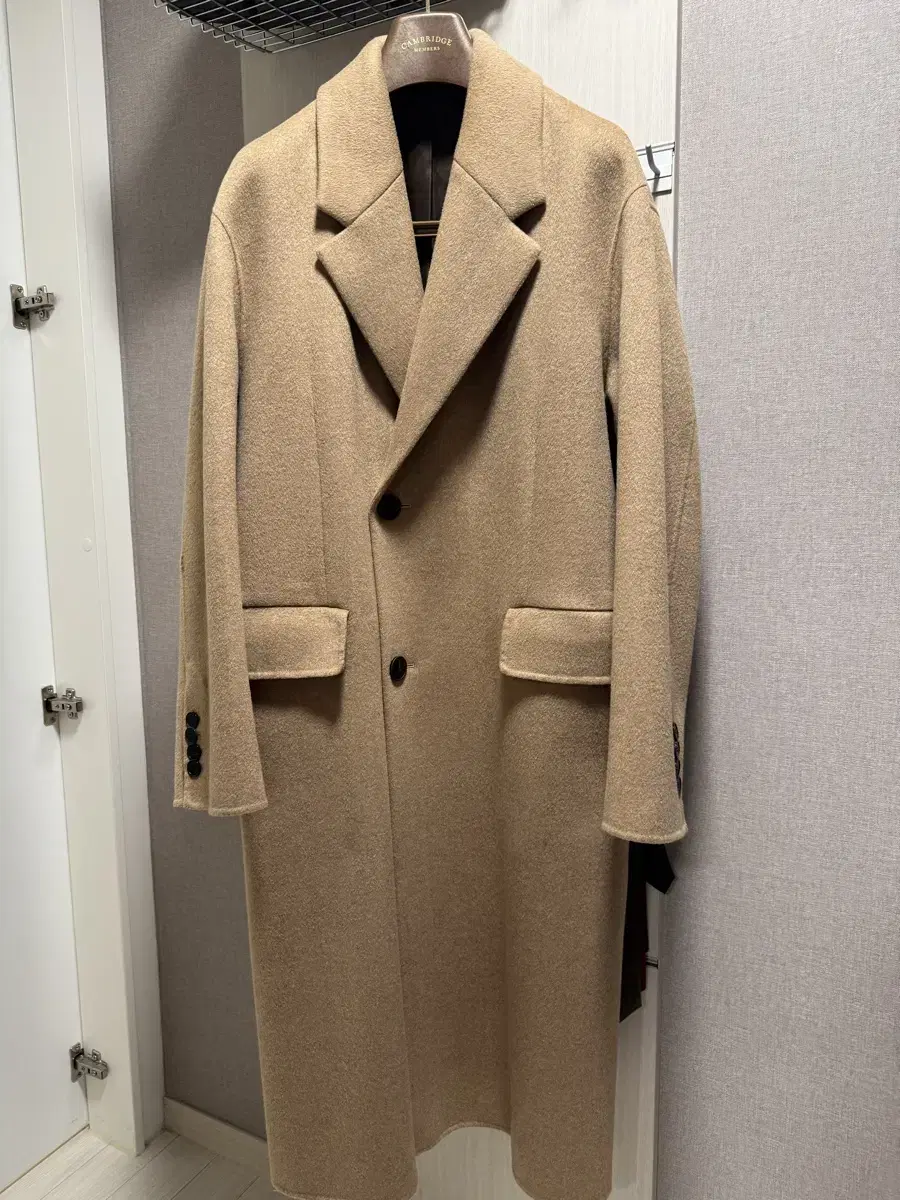 마마가리 OVERFIT HAND-MADE COAT - CAMEL 46