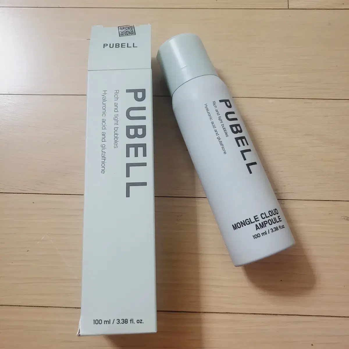 피유벨 몽글구름앰플 100ml 미백 주름개선 버블앰플